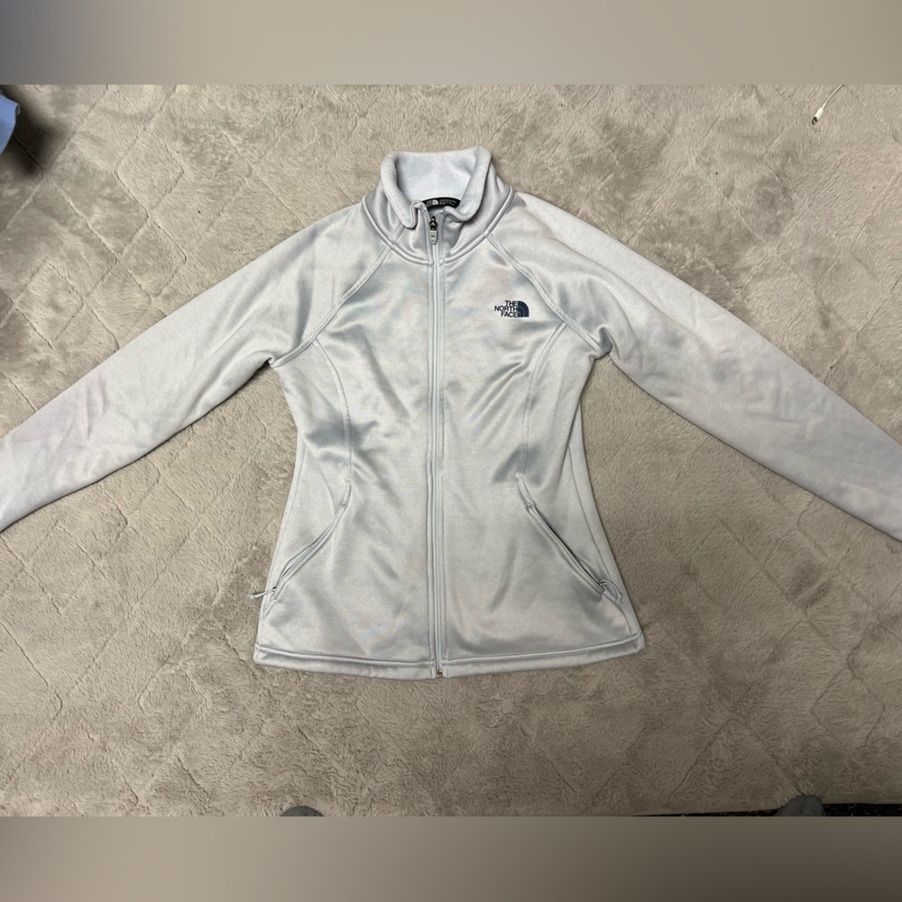 North Face Gray Size M Fleece Jacket